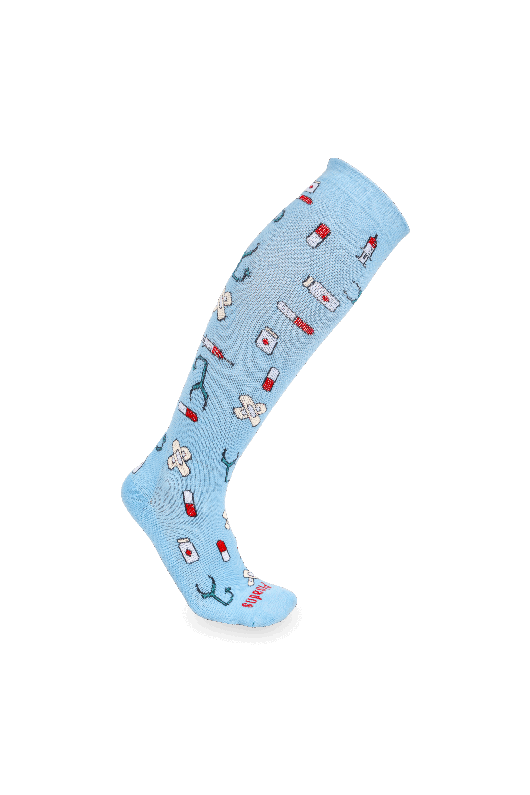 Calcetines Compresivos estampados - Blue Healthy Tools-zoom-2