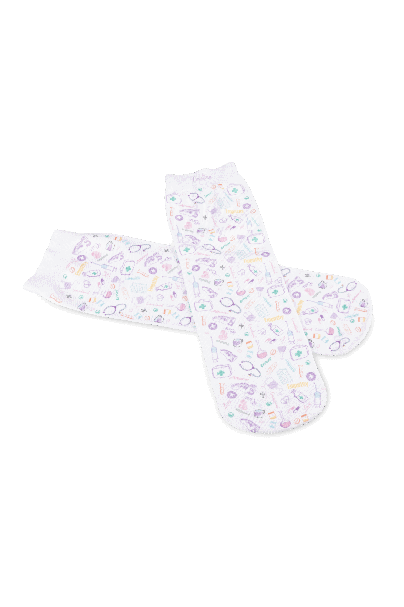 Calcetines estampados personalizados - Care Collection-2