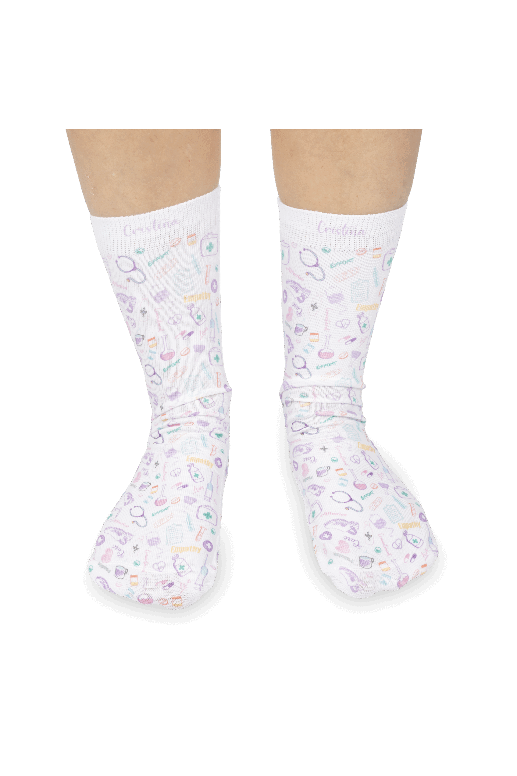 Calcetines estampados personalizados - Care Collection-4