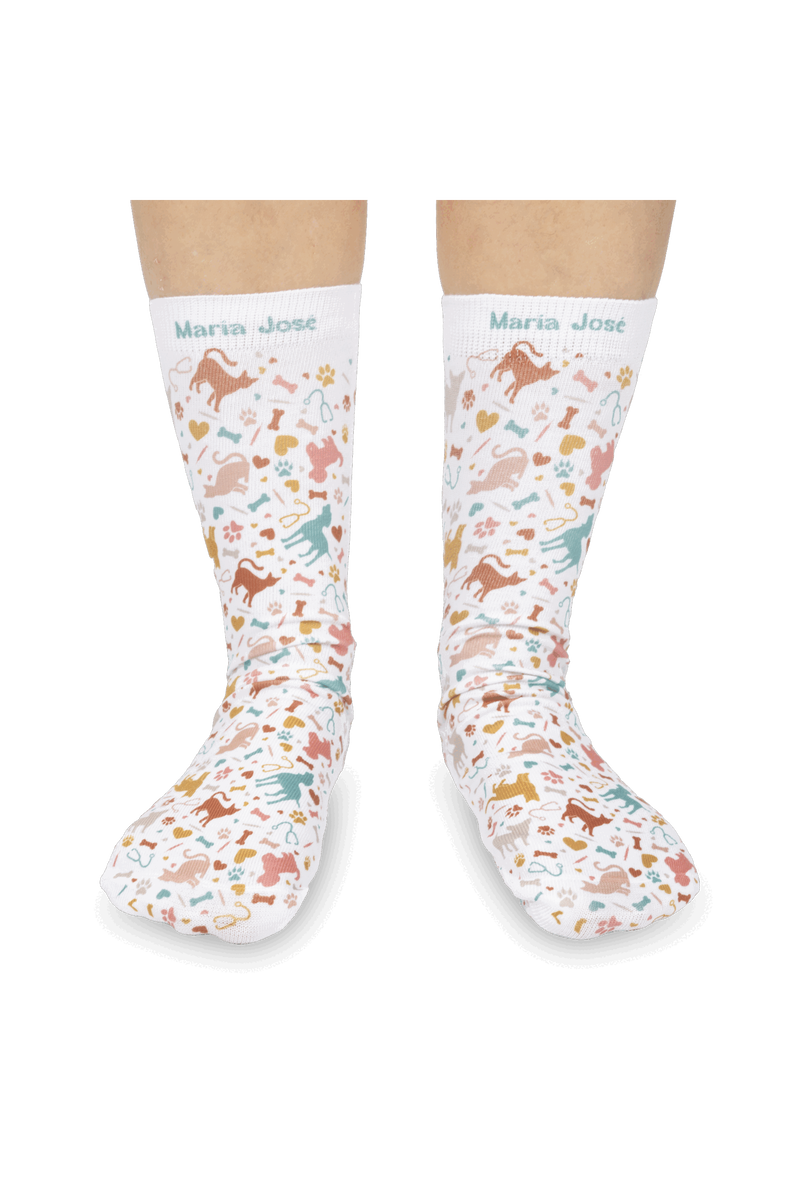 Calcetines estampados personalizados - Vets Collection-zoom-