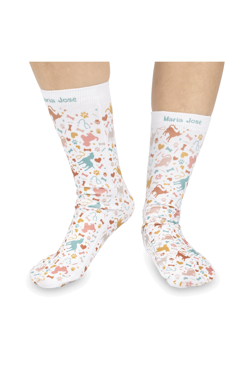 Calcetines estampados personalizados - Vets Collection-zoom-