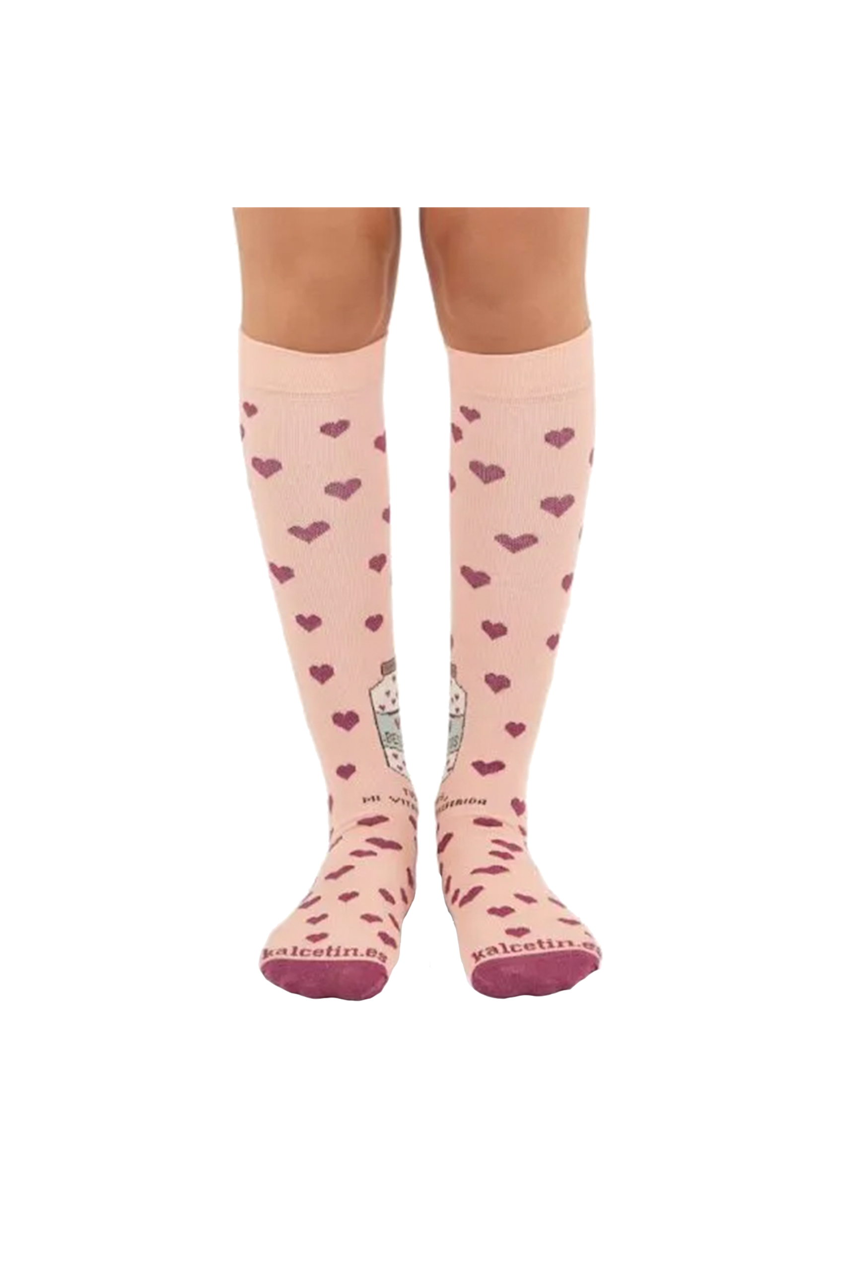 Calcetines Compresivos estampados - Besitos