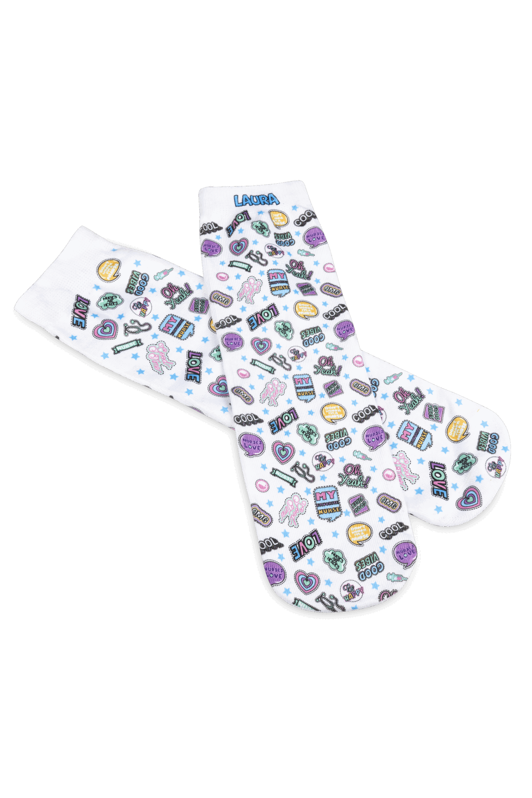 Calcetines estampados personalizados - Stickers Collection