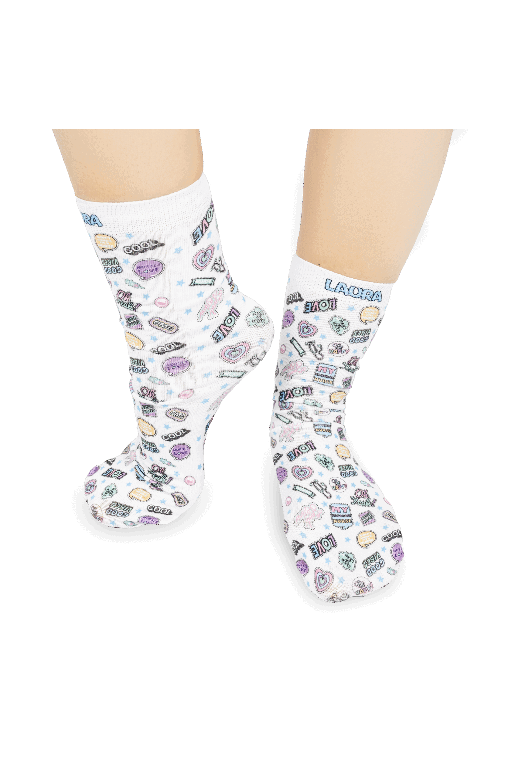 Calcetines estampados personalizados - Stickers Collection
