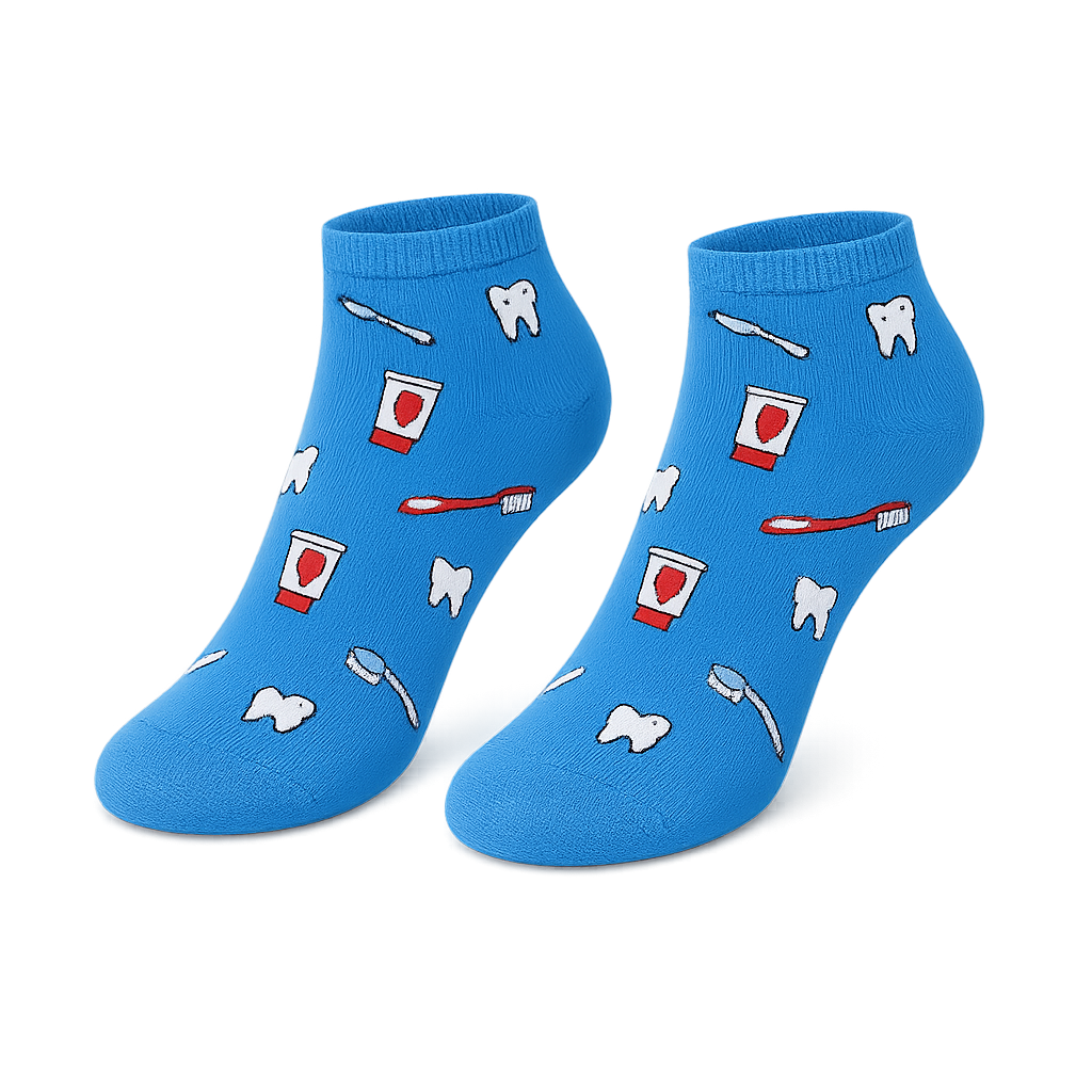 Calcetines Estampados - Dentista Media Caña