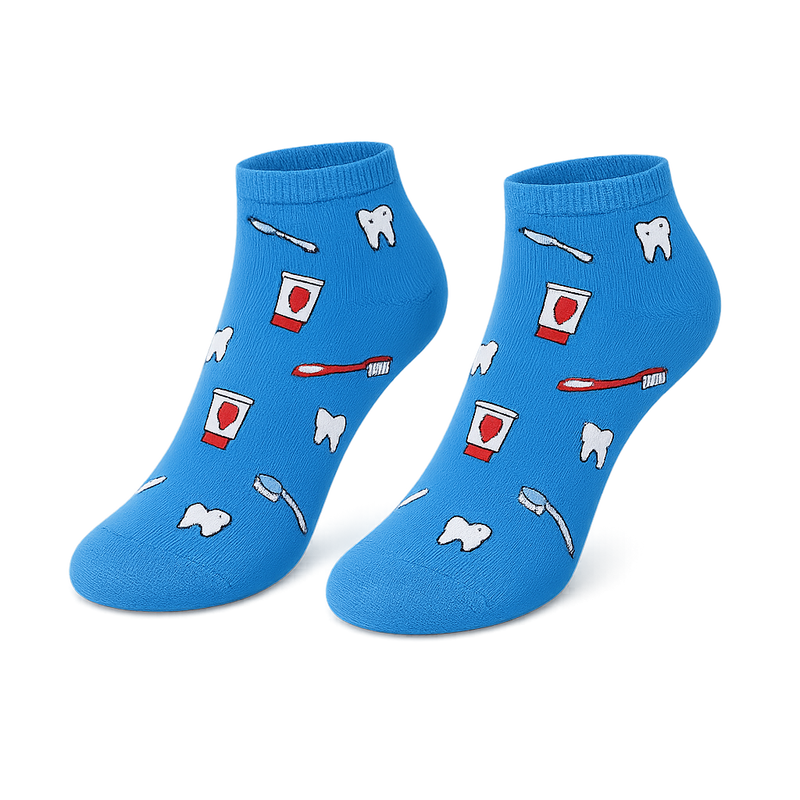 Calcetines Estampados - Dentista Media Caña-zoom-