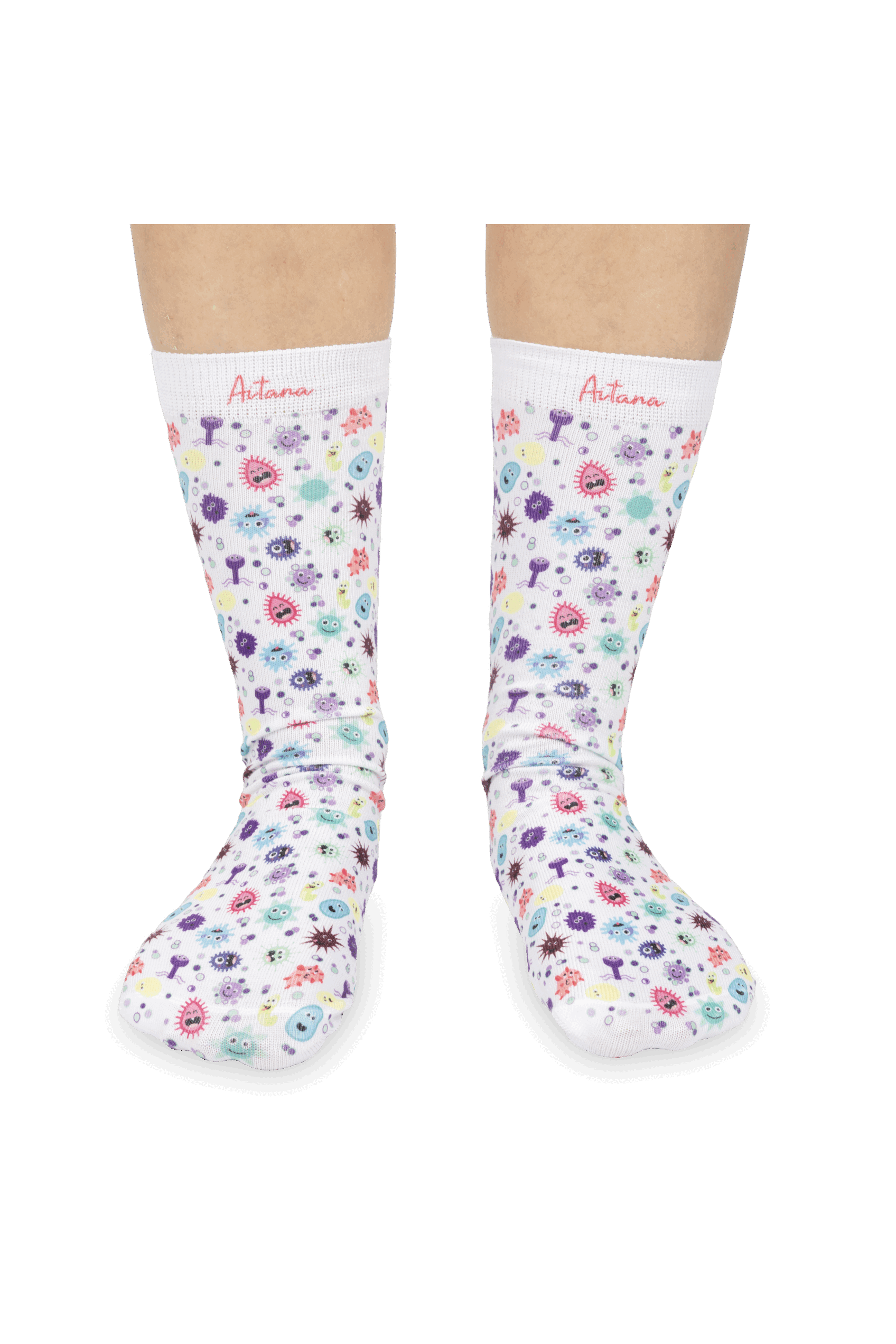 Calcetines estampados personalizados - Virus Collection-zoom-4