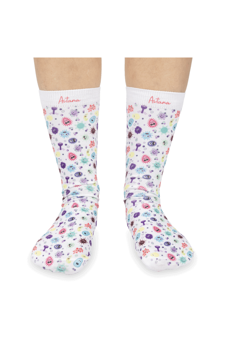 Calcetines estampados personalizados - Virus Collection-zoom-