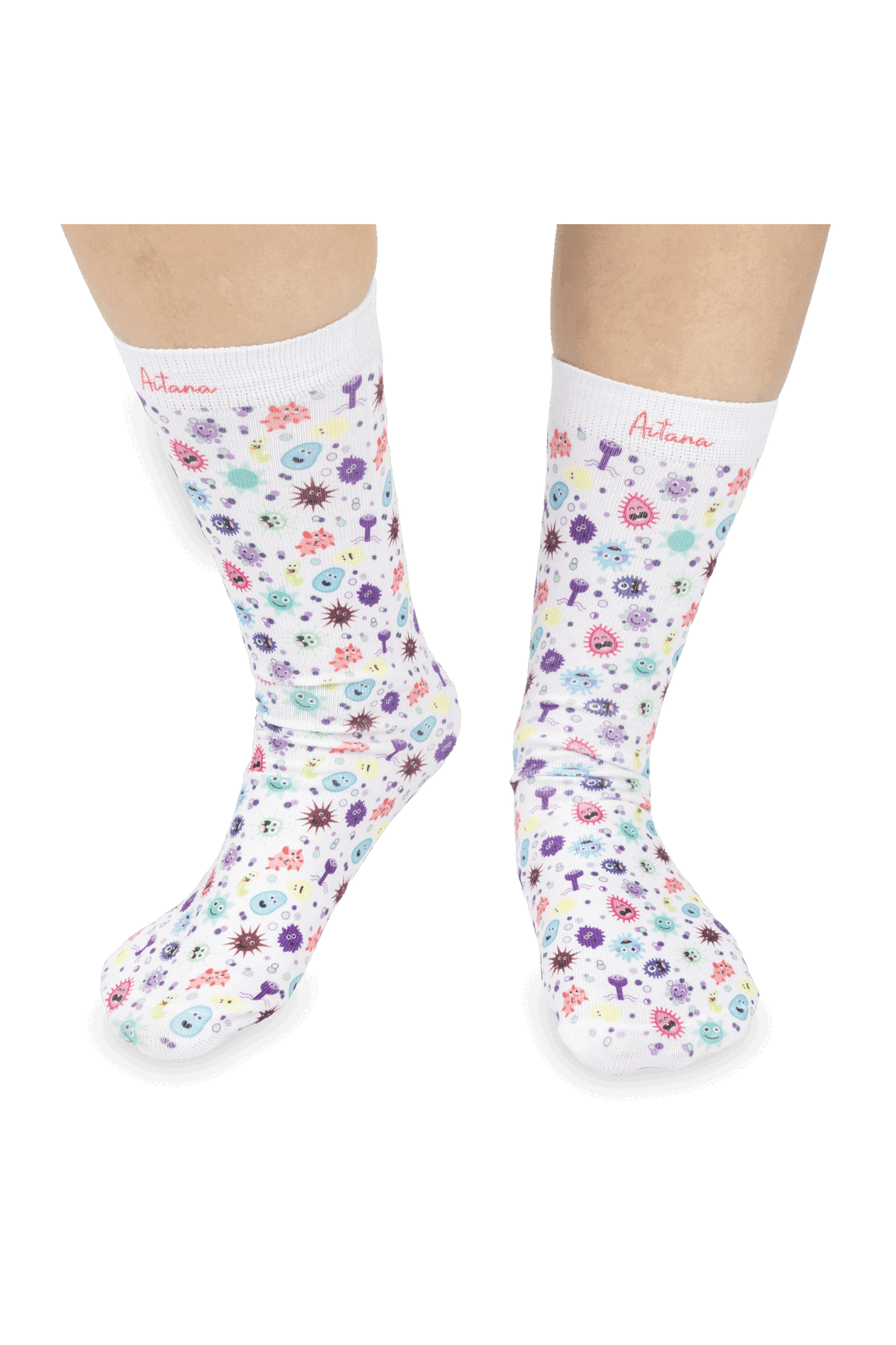Calcetines estampados personalizados - Virus Collection