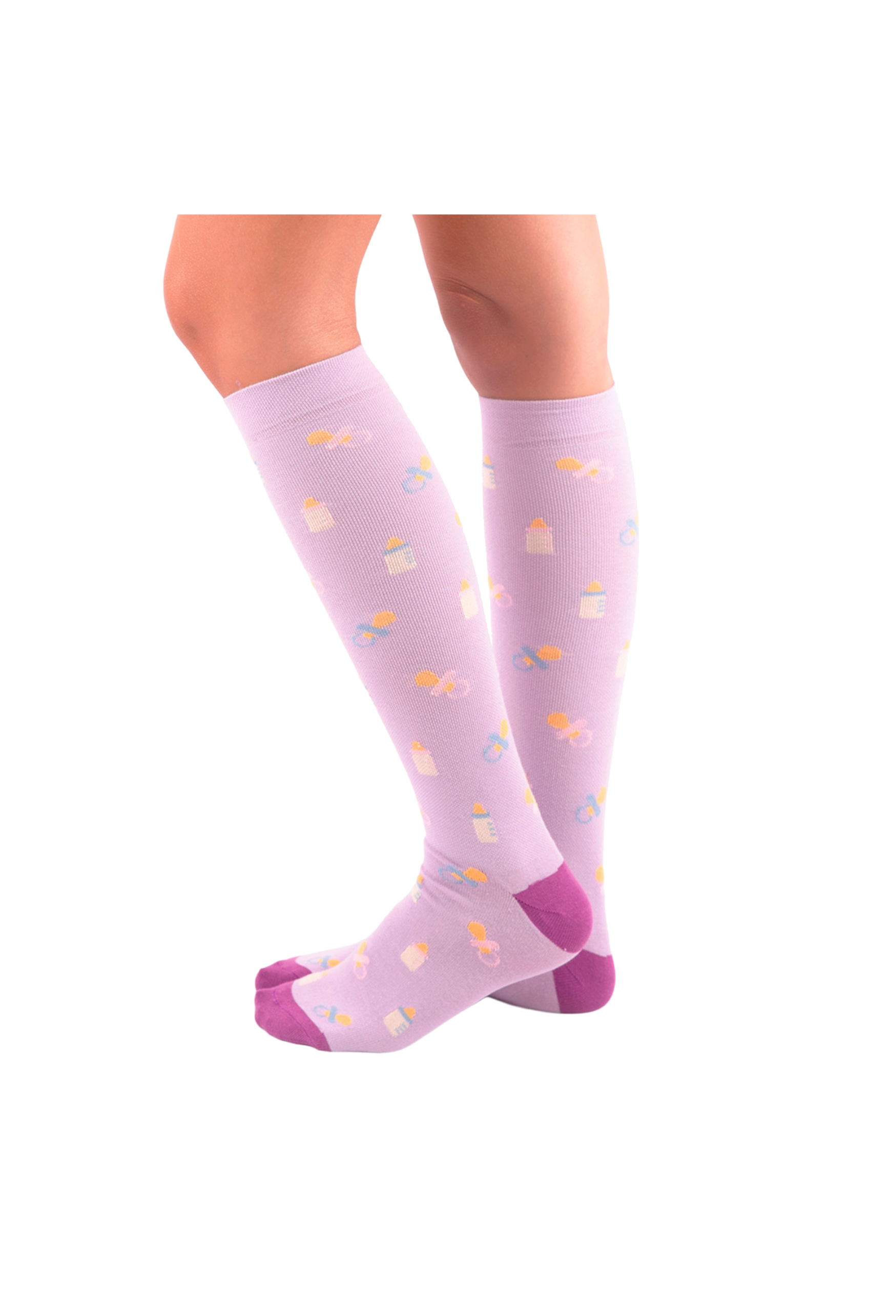 Calcetines Compresivos estampados - Maternidad