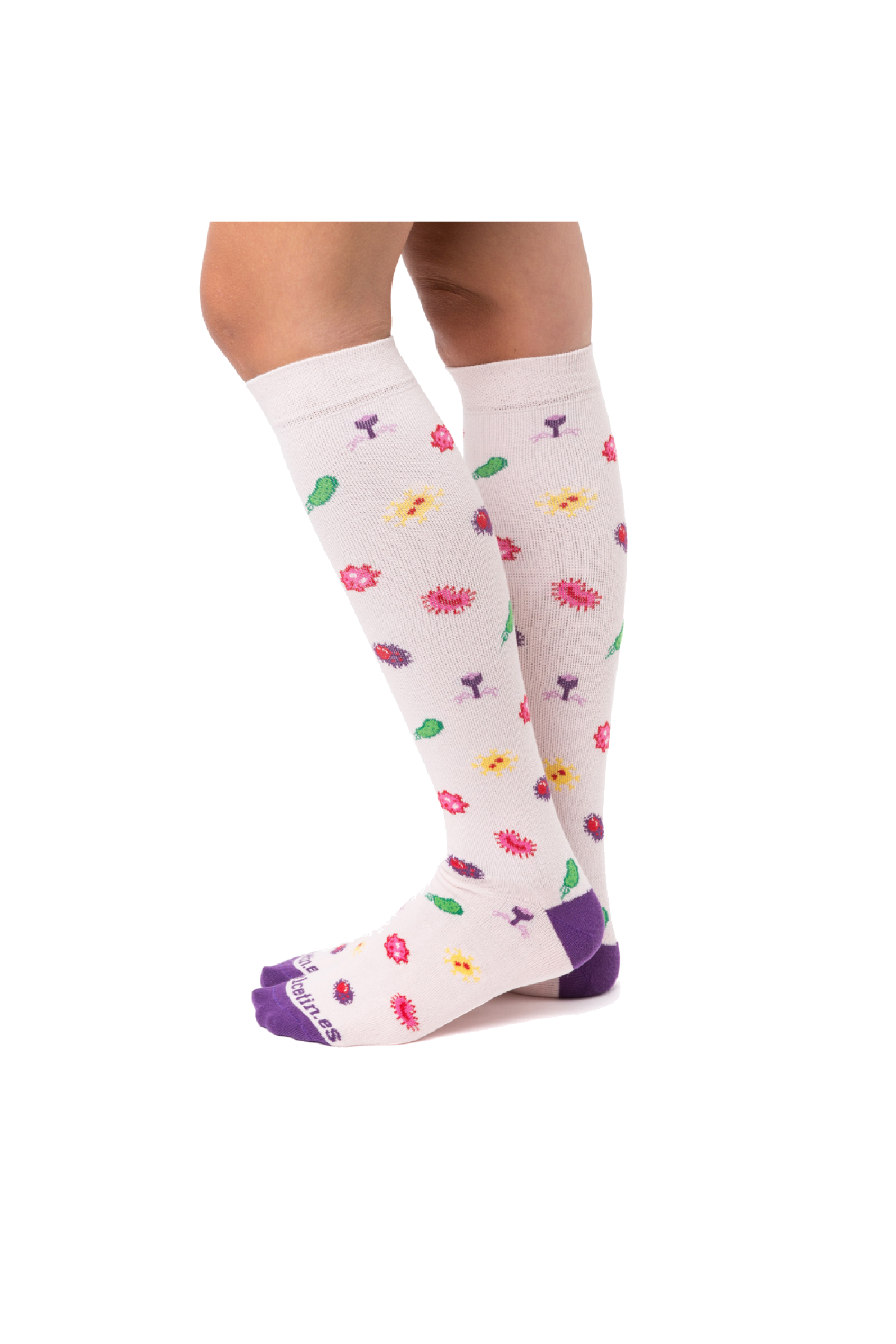Calcetines Compresivos estampados - Bacterias