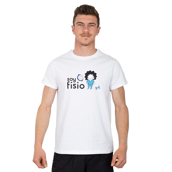 Camiseta Blanca Hombre - FisioDeMente