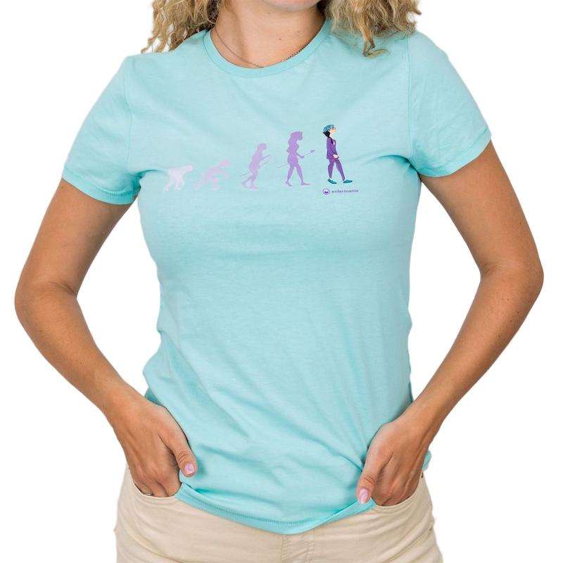 Camiseta Eco mujer Aqua - estampada-zoom-