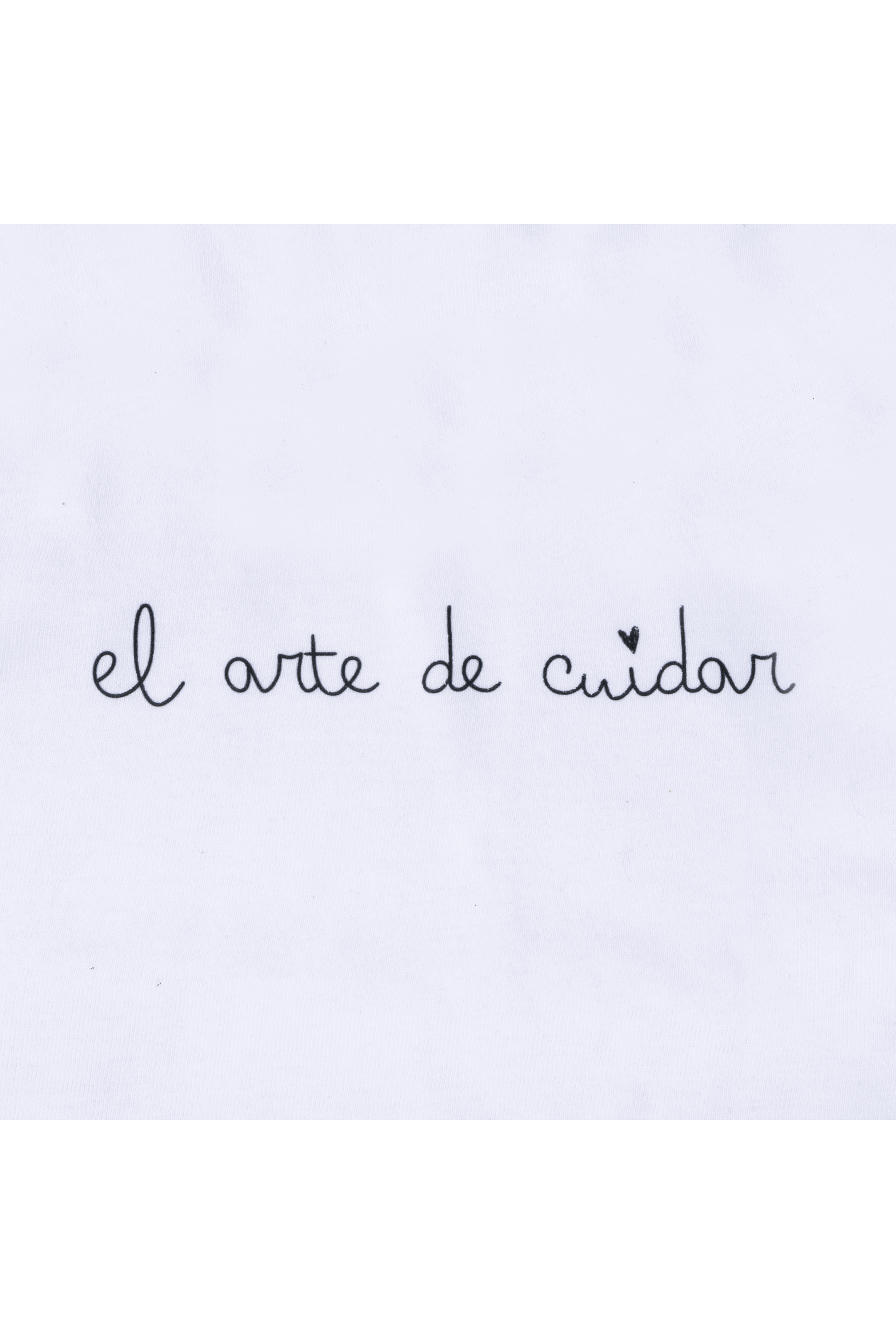 Camiseta blanca mujer - tirita @elartedecuidar_-6