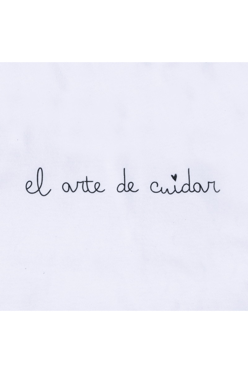 Camiseta blanca mujer - tirita @elartedecuidar_-zoom-