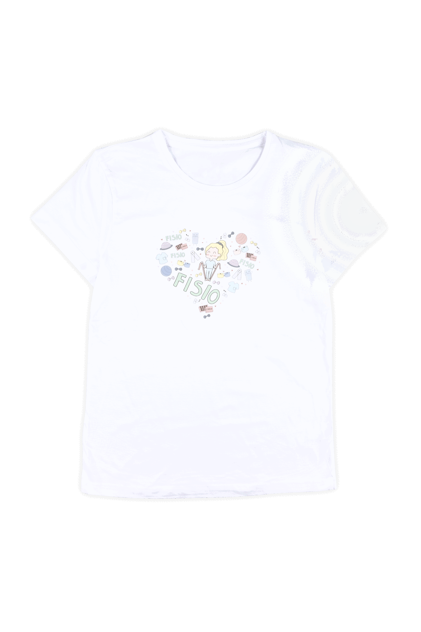 Camiseta estampada mujer - Fisio_corazón-3