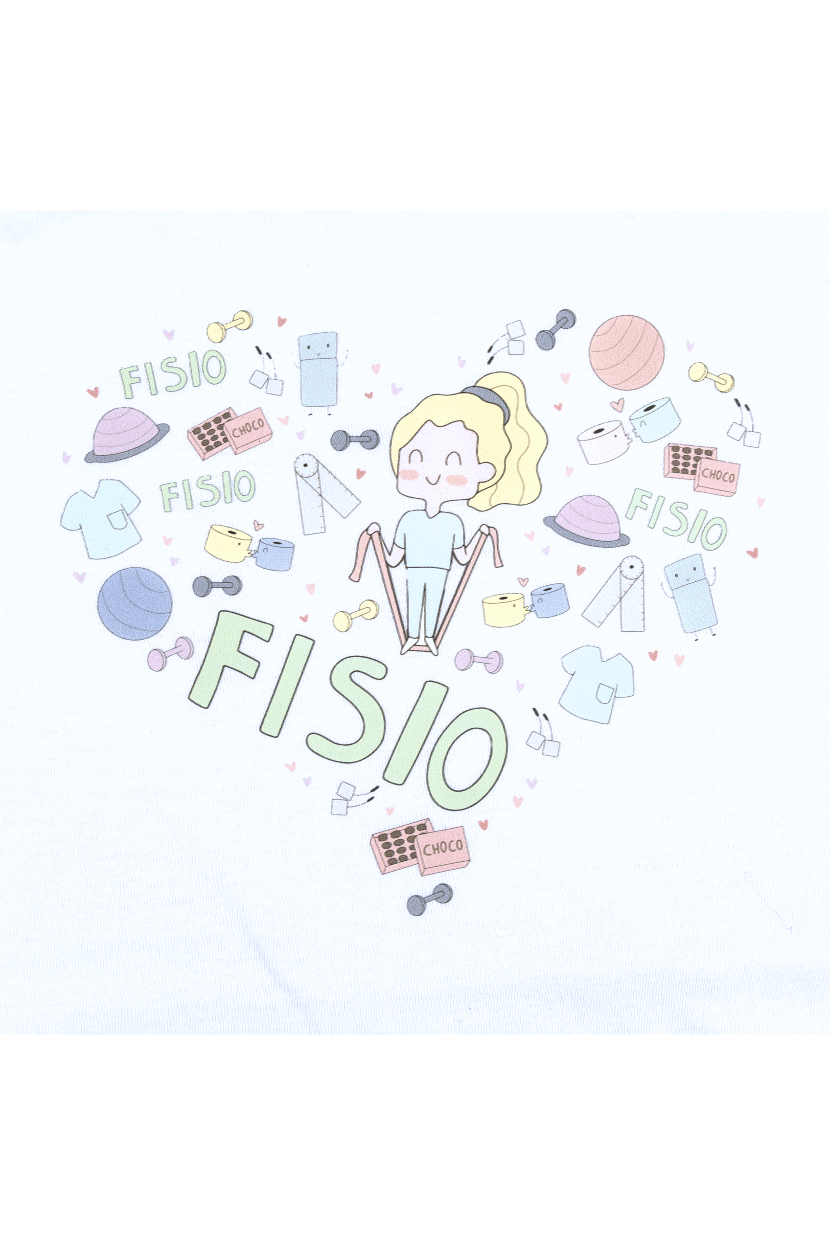 Camiseta estampada mujer - Fisio_corazón-zoom-4