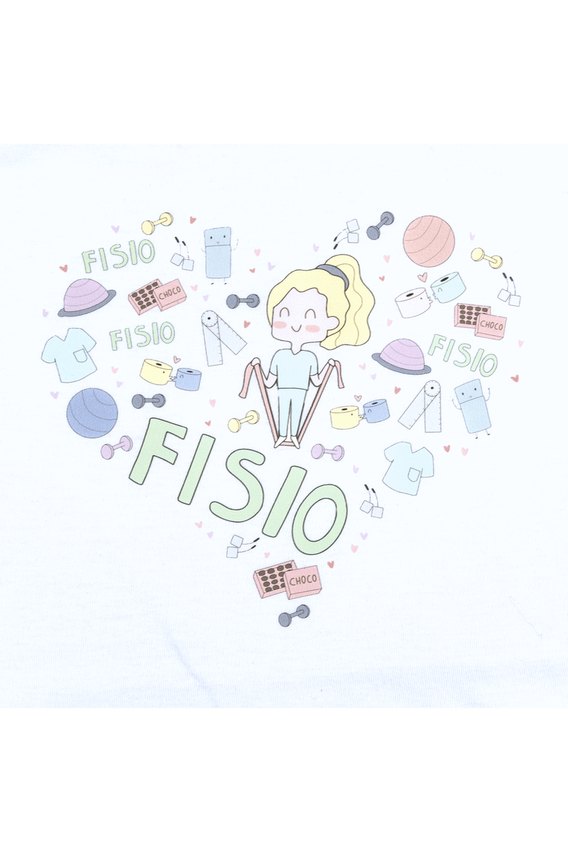 Camiseta estampada mujer - Fisio_corazón-zoom-