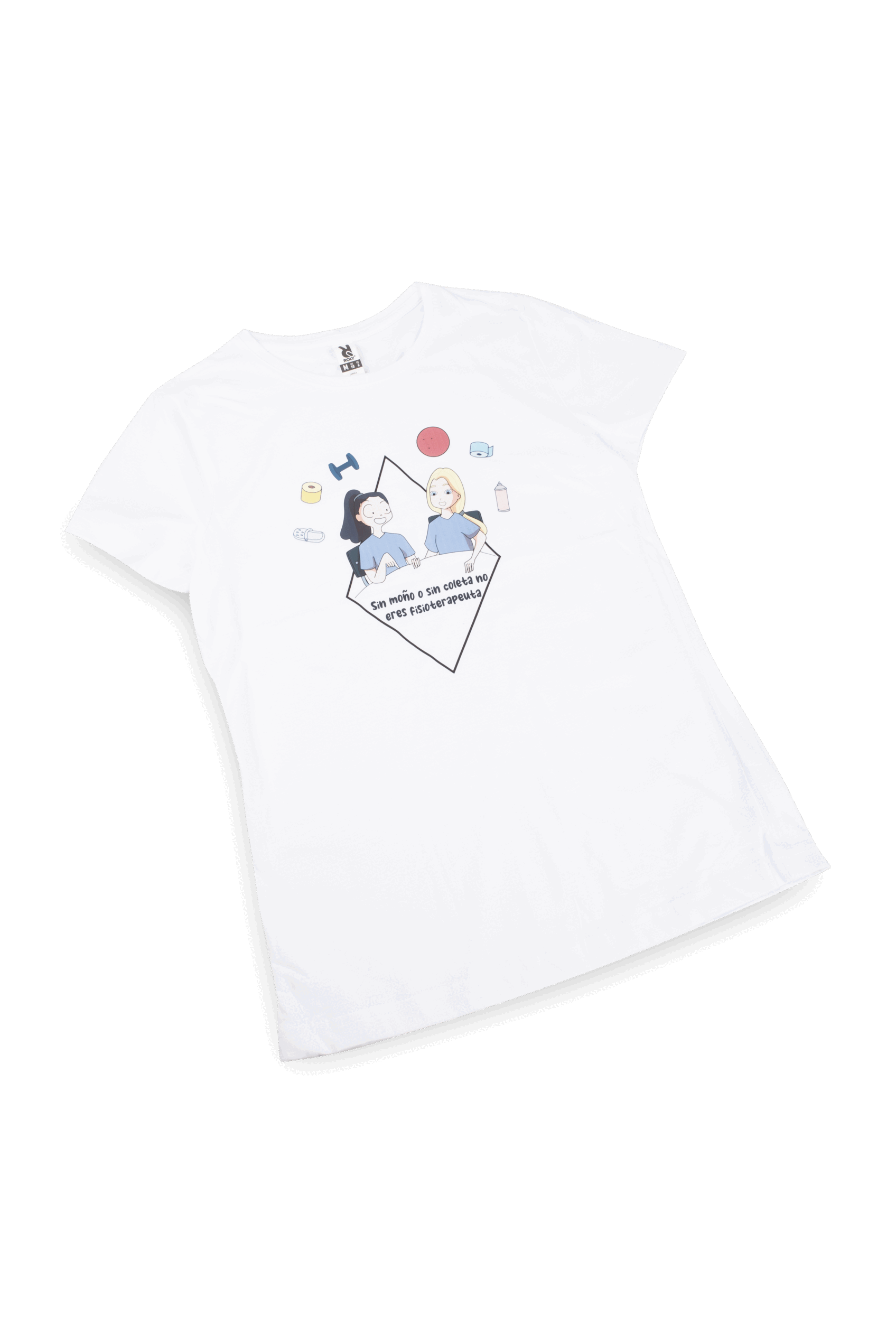 Camiseta blanca mujer - Eres fisioterapeuta