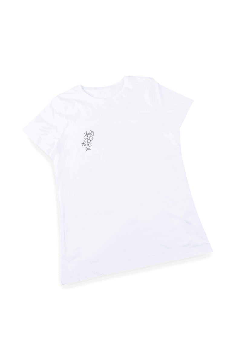 Camiseta blanca mujer - Soy Matrona @elartedecuidar-zoom-