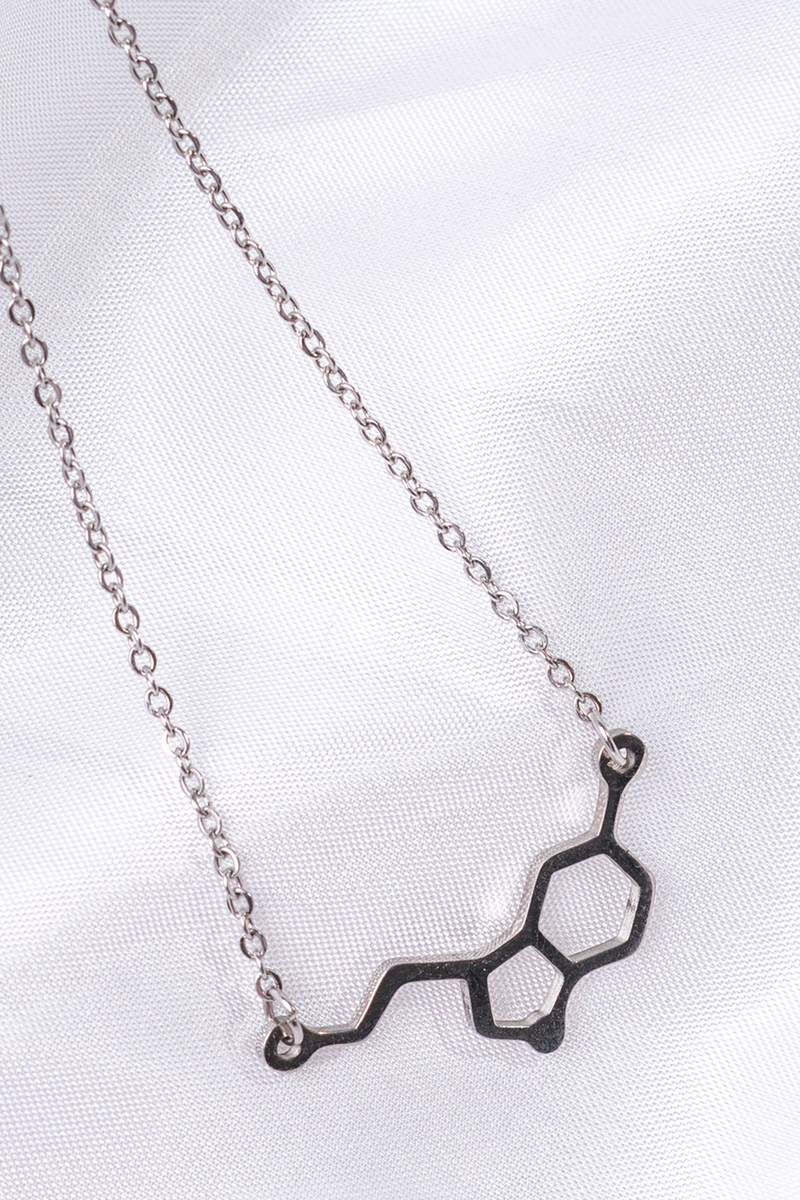 Colgante serotonina - acero acabado plata-zoom-