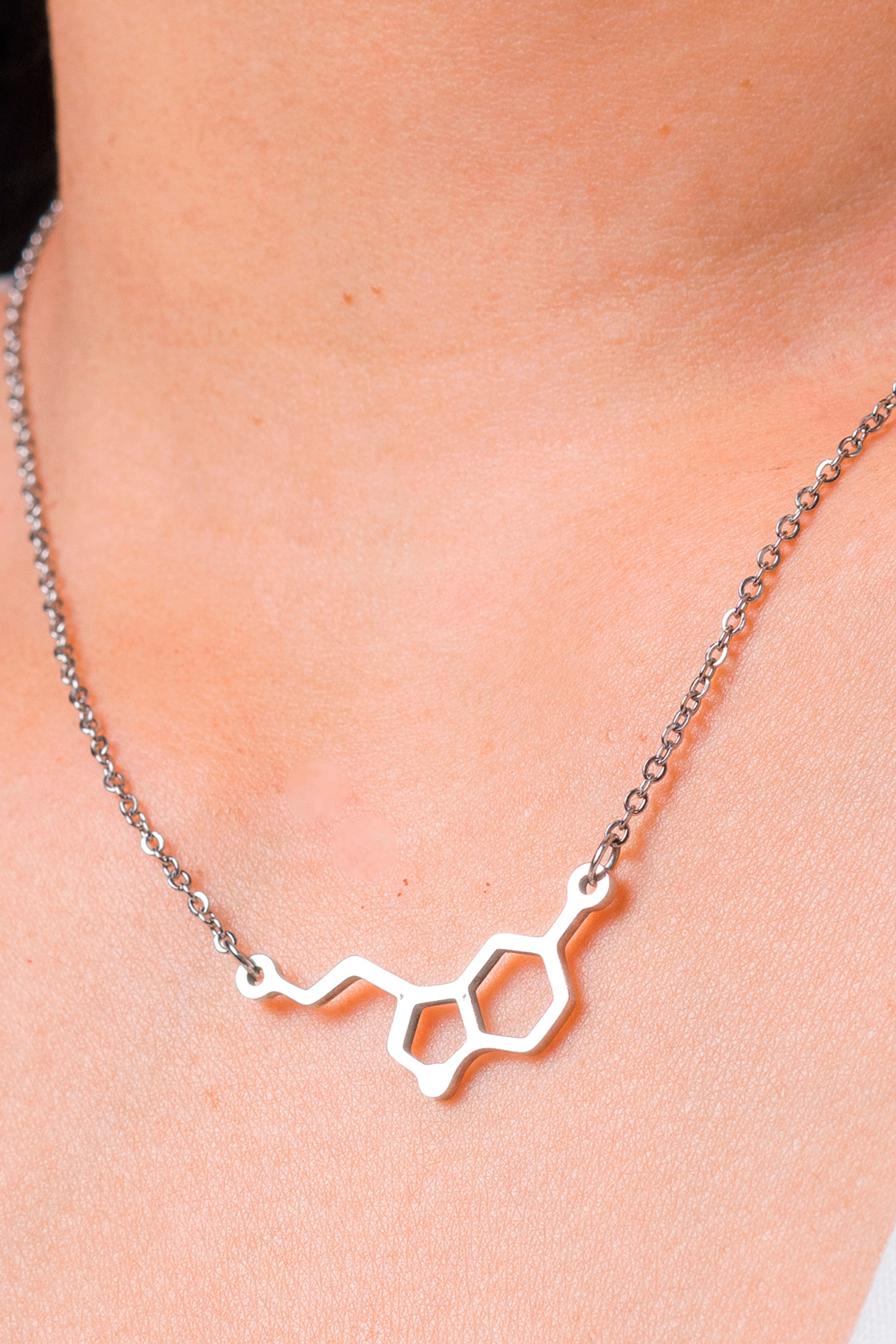 Colgante serotonina - acero acabado plata-zoom-7