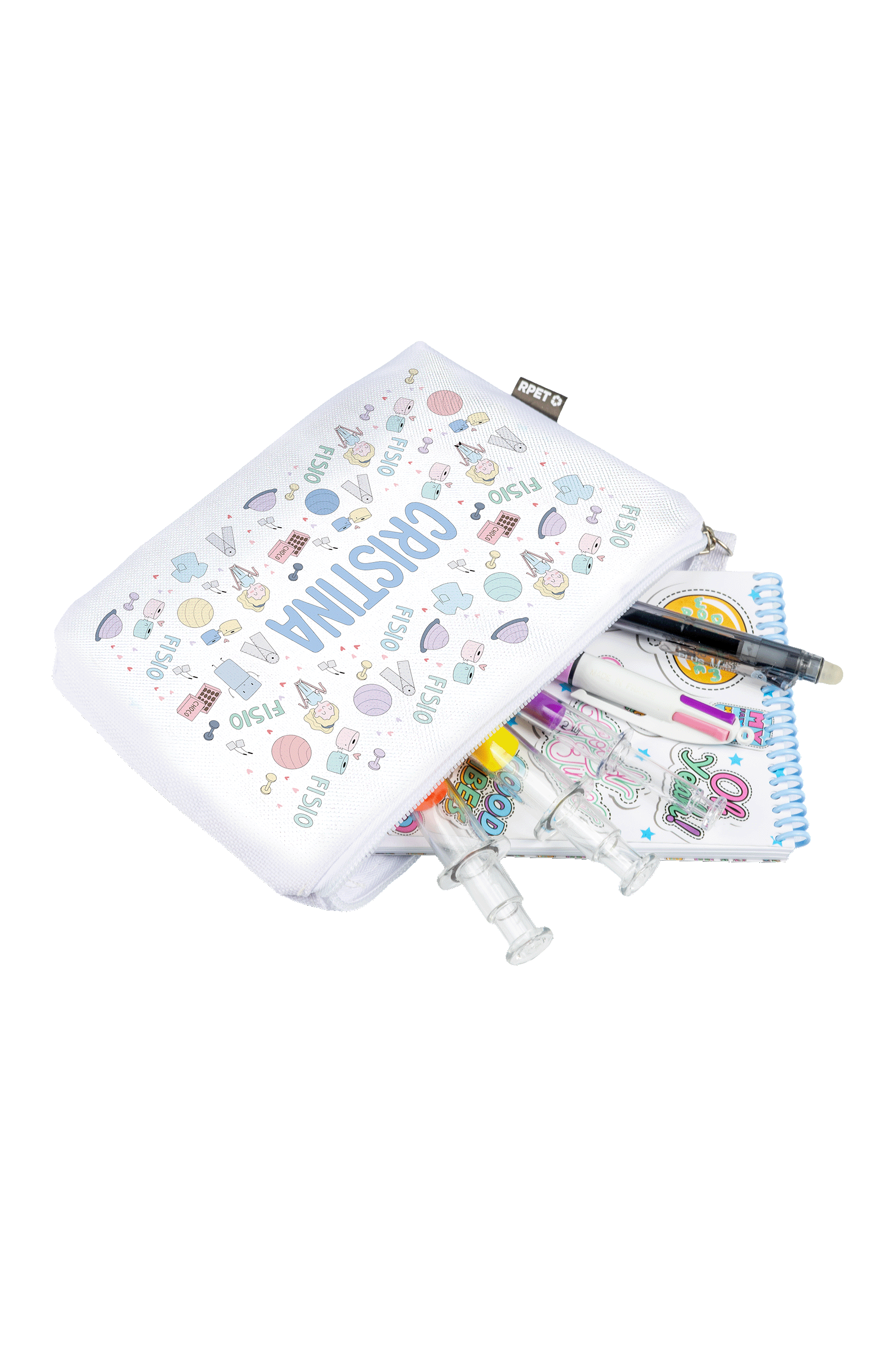 Estuche / Neceser estampado personalizable - Fisio Pastel-zoom-4