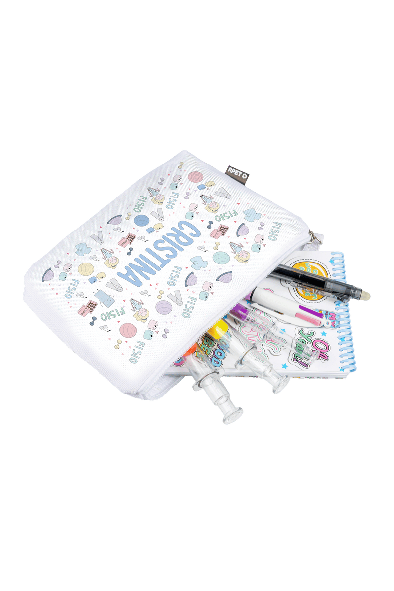 Estuche / Neceser estampado personalizable - Fisio Pastel-zoom-