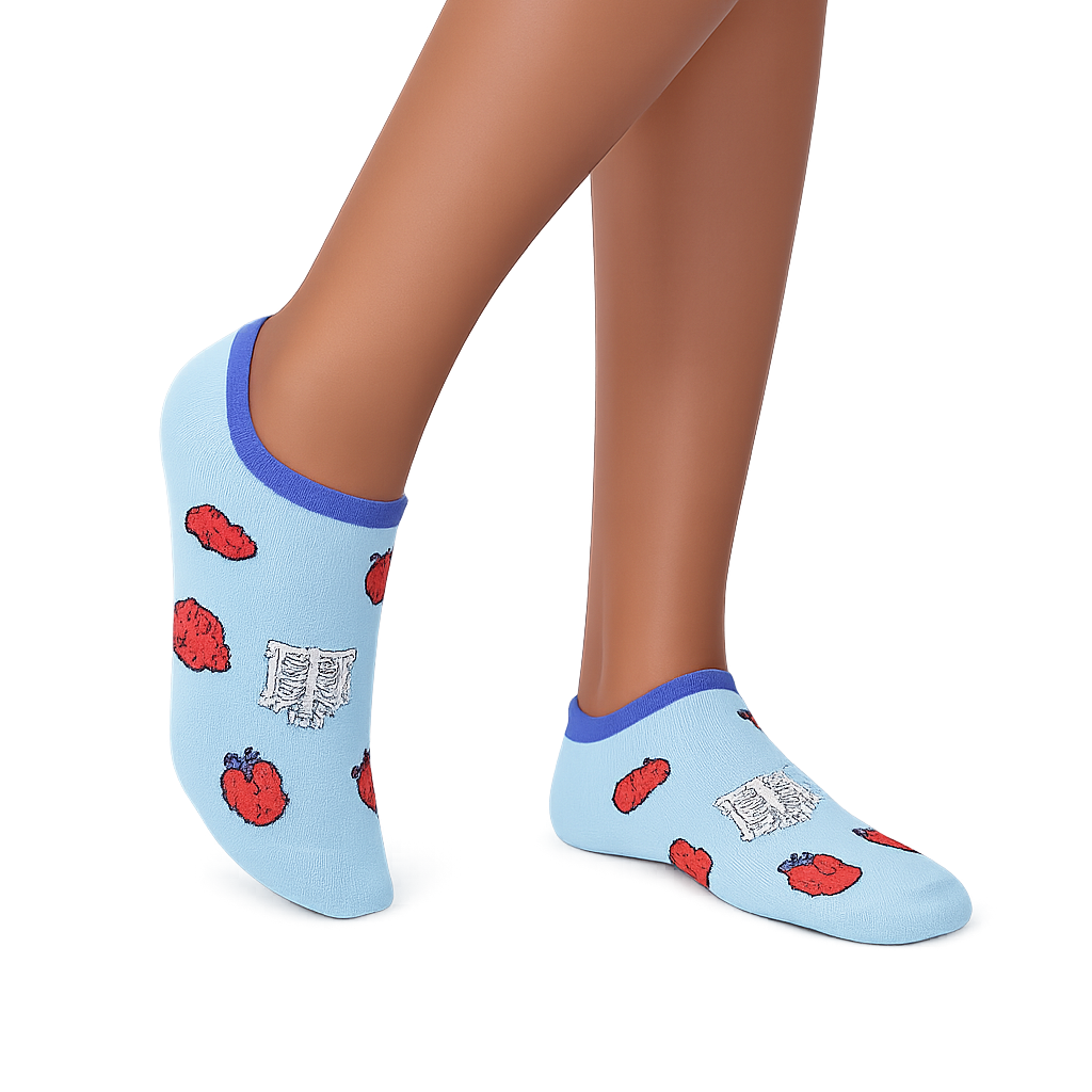Calcetines Tobilleros Estampado – Anatomía-2