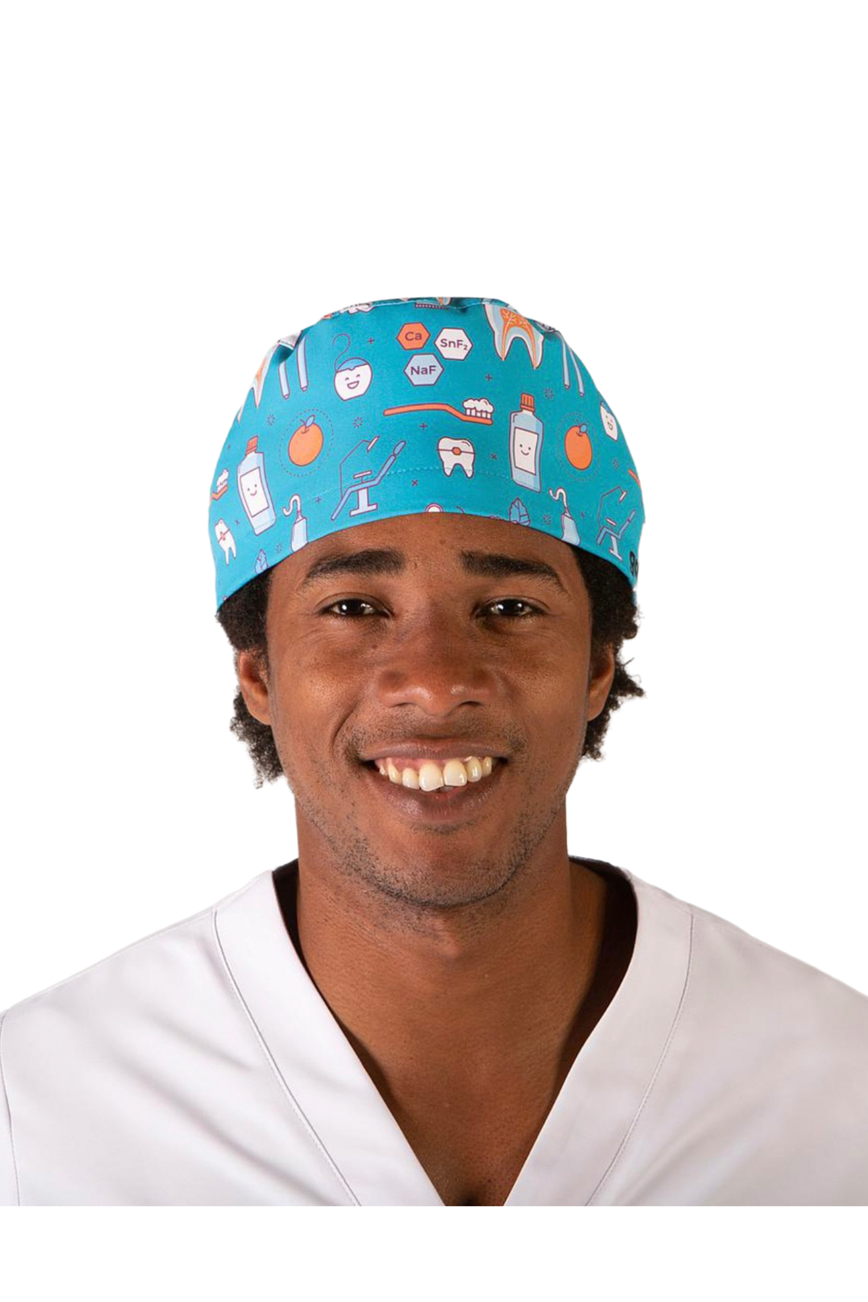 Gorro quirófano microfibra estampado - muelas