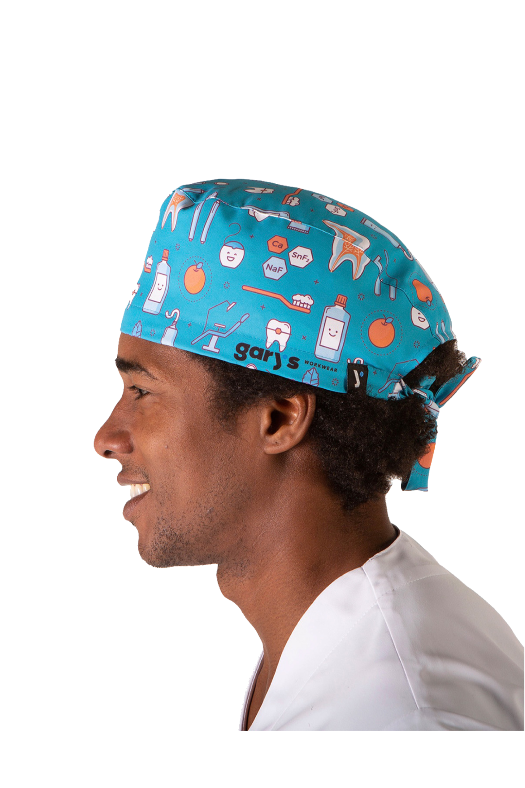Gorro quirófano microfibra estampado - muelas