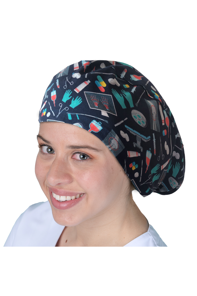 Gorro quirúrgico pelo largo - Estampados-zoom-