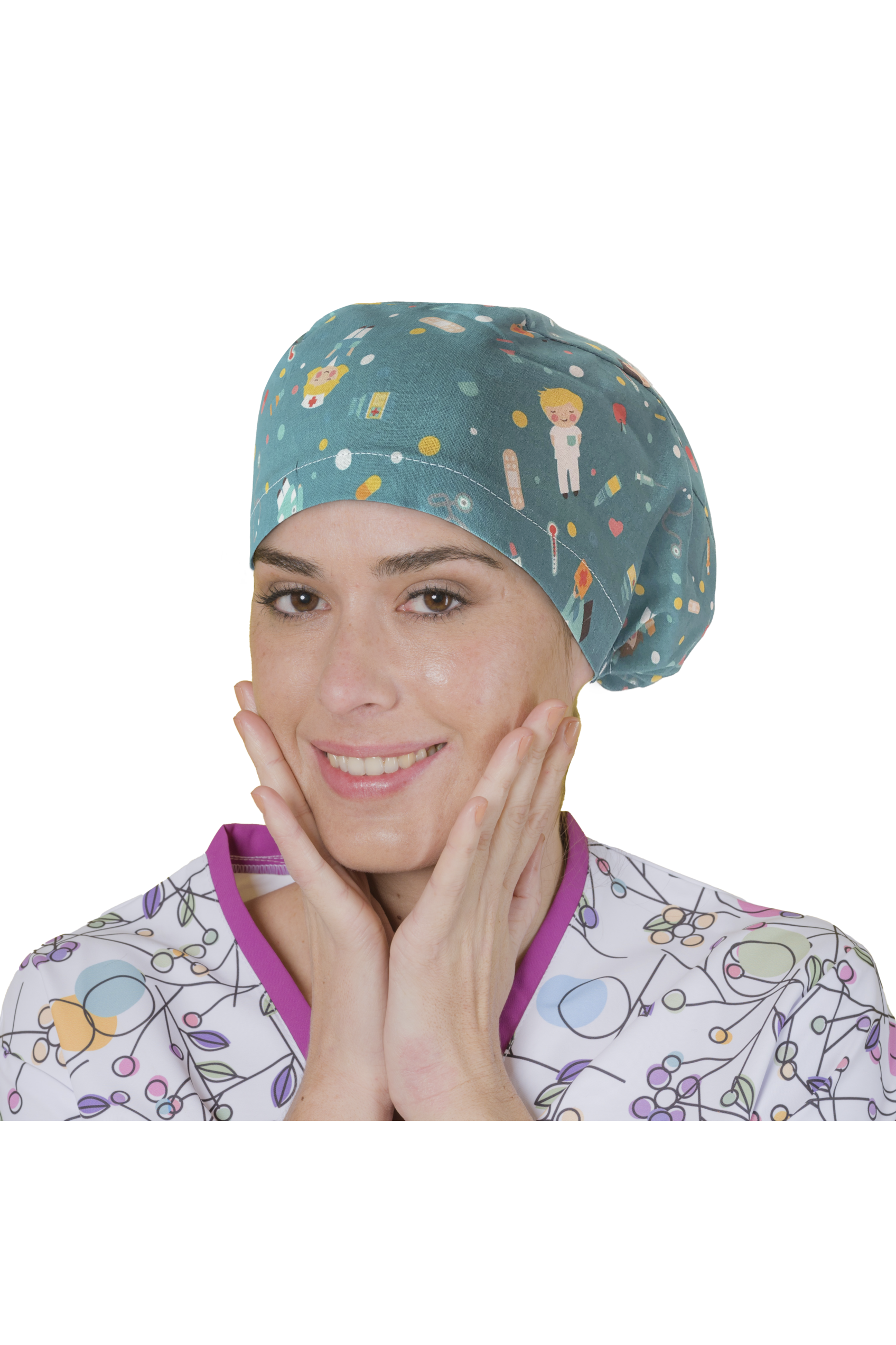 Gorro quirúrgico pelo largo - Estampados-89