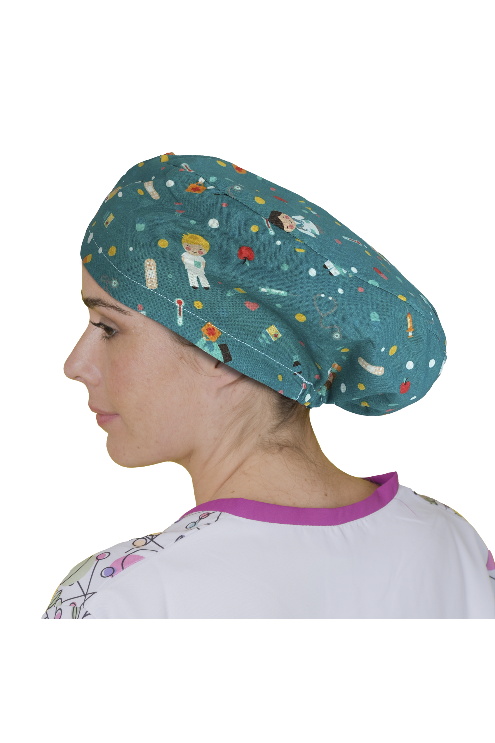 Gorro quirúrgico pelo largo - Estampados-90
