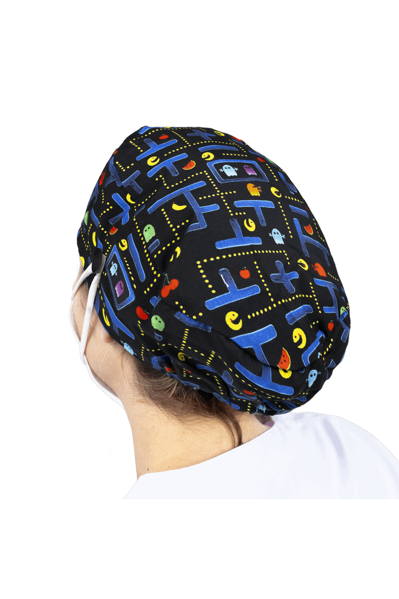 Gorro quirófano pelo largo con botones - Estampados-zoom-