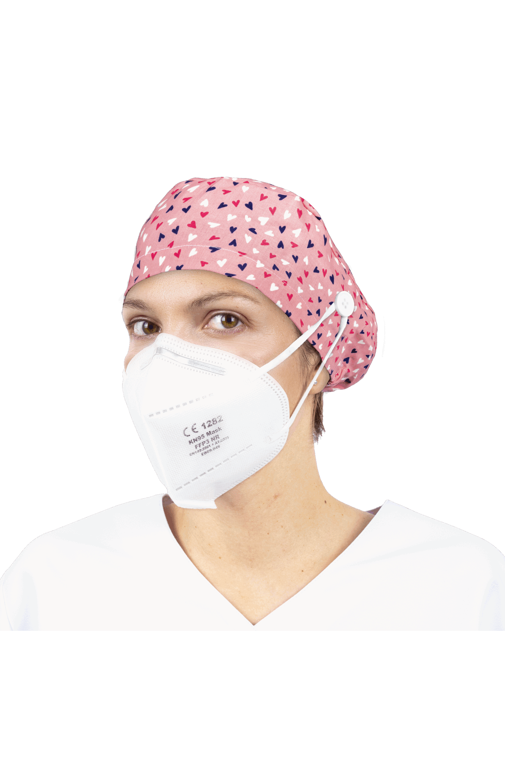 Gorro quirófano pelo largo con botones - Estampados-12