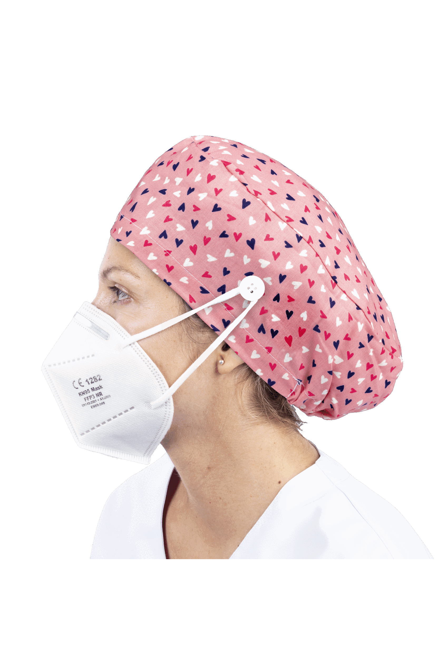 Gorro quirófano pelo largo con botones - Estampados-13