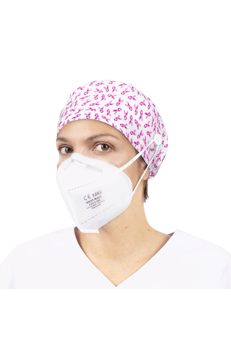 Gorro quirófano pelo largo con botones - Estampados-zoom-