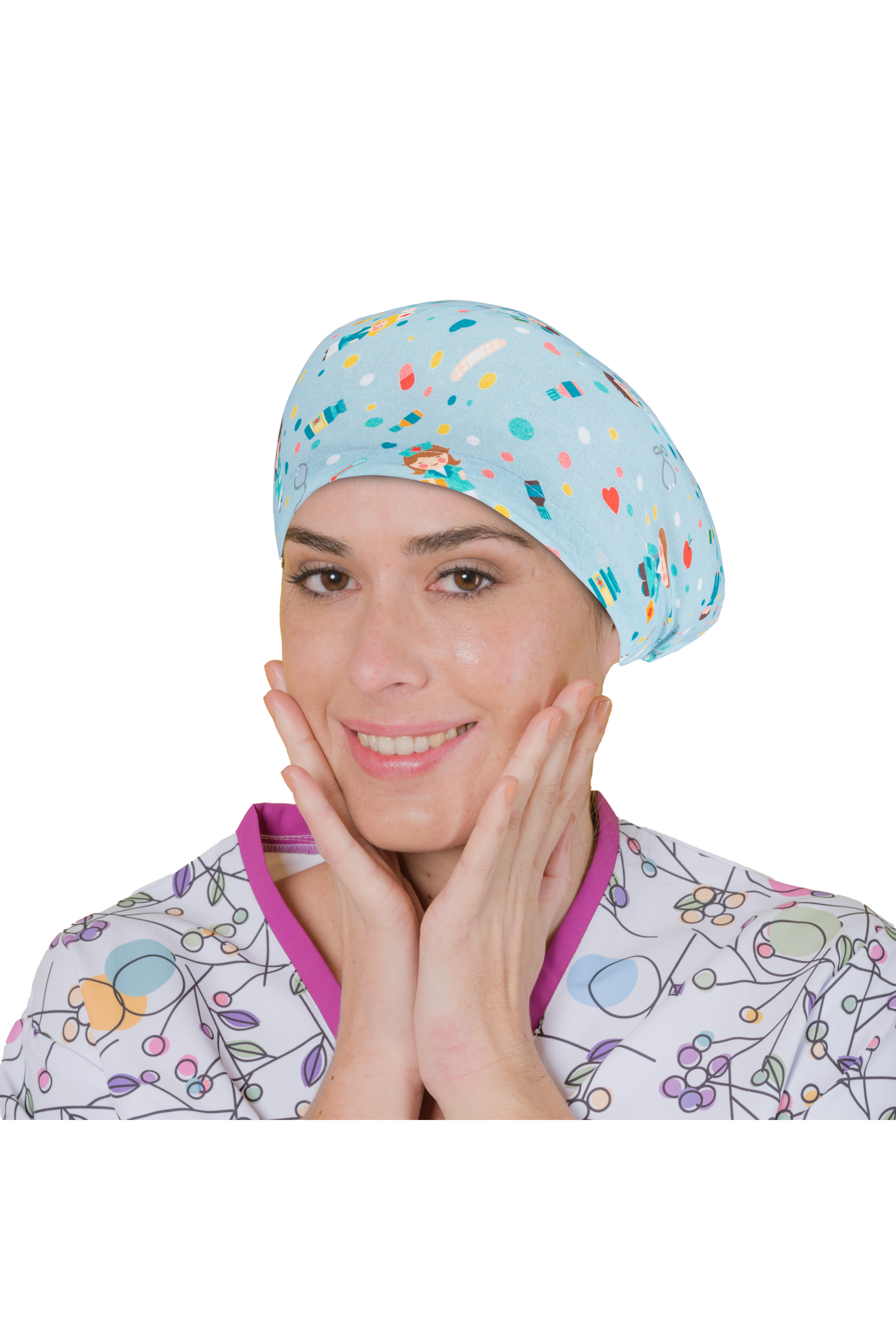 Gorro quirúrgico pelo largo - Estampados-42