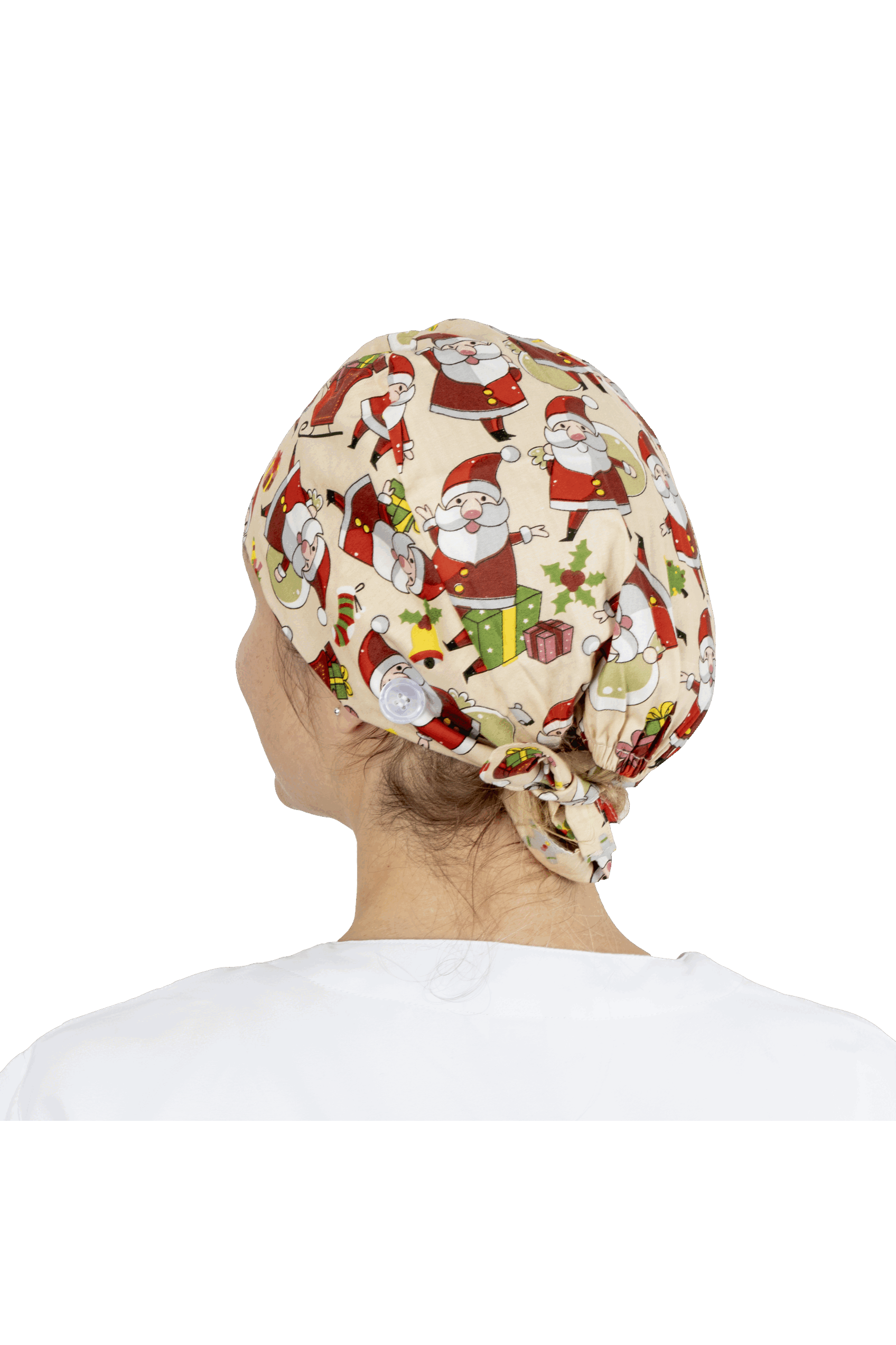 Gorro quirófano pelo corto con botones - Estampados-zoom-47