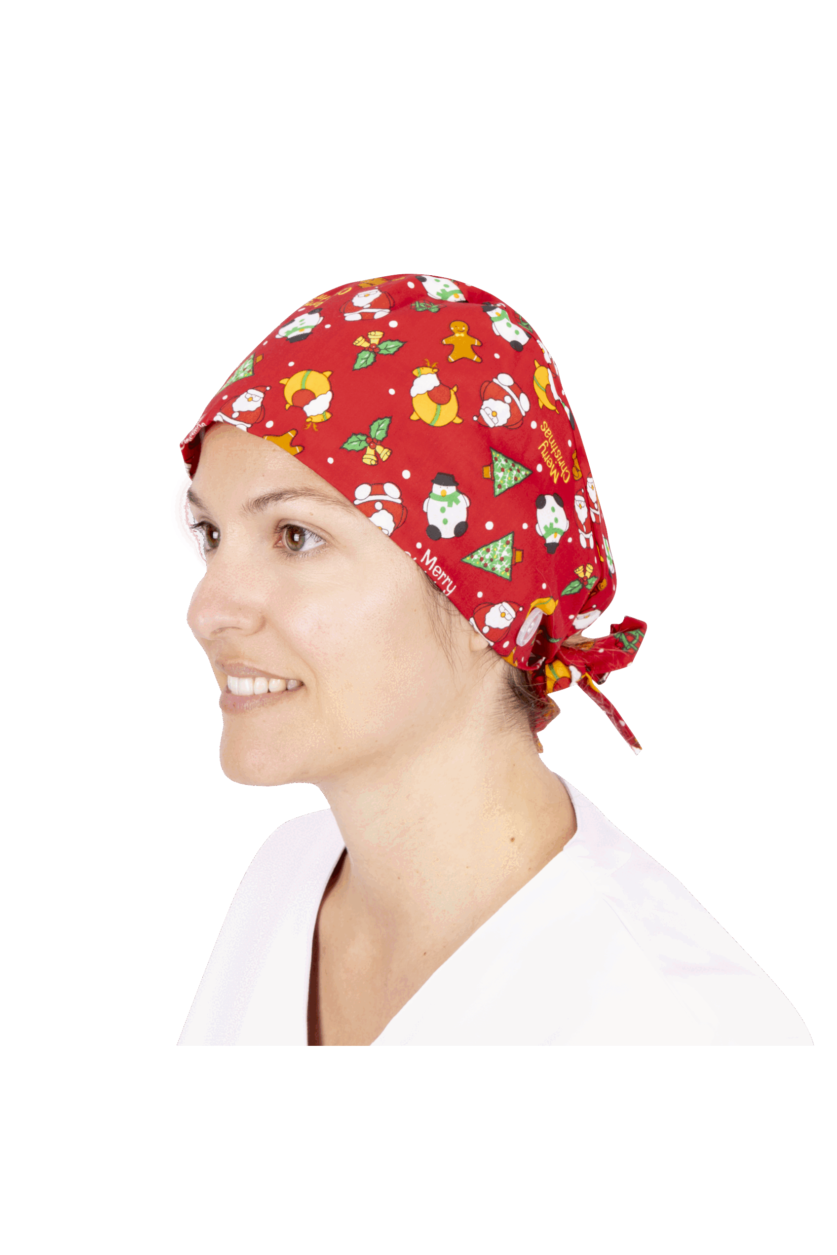 Gorro quirófano pelo corto con botones - Estampados-50