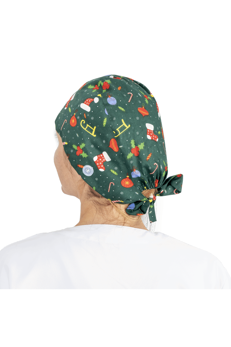 Gorro quirófano pelo corto con botones - Estampados-zoom-