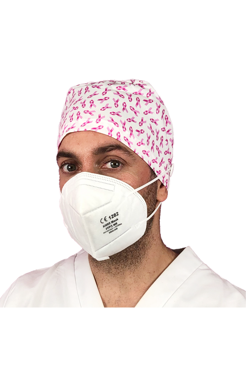 Gorro quirófano pelo corto con botones - Estampados-zoom-
