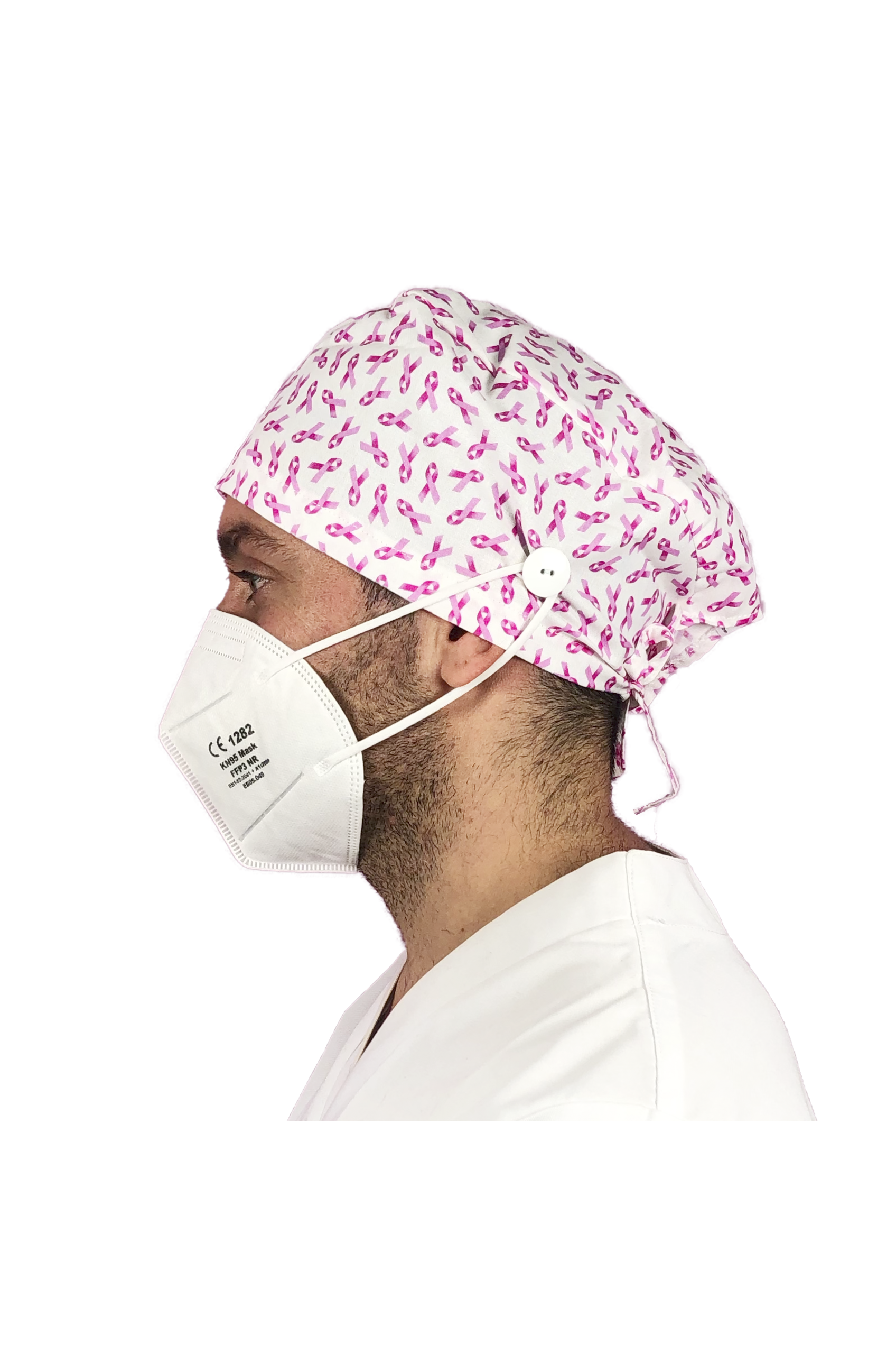 Gorro quirófano pelo corto con botones - Estampados-20