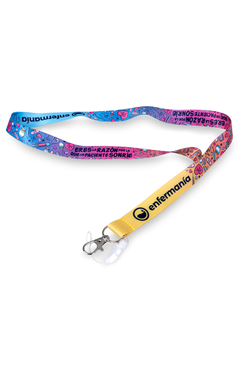 Lanyard Enfermanía - Colorful-zoom-