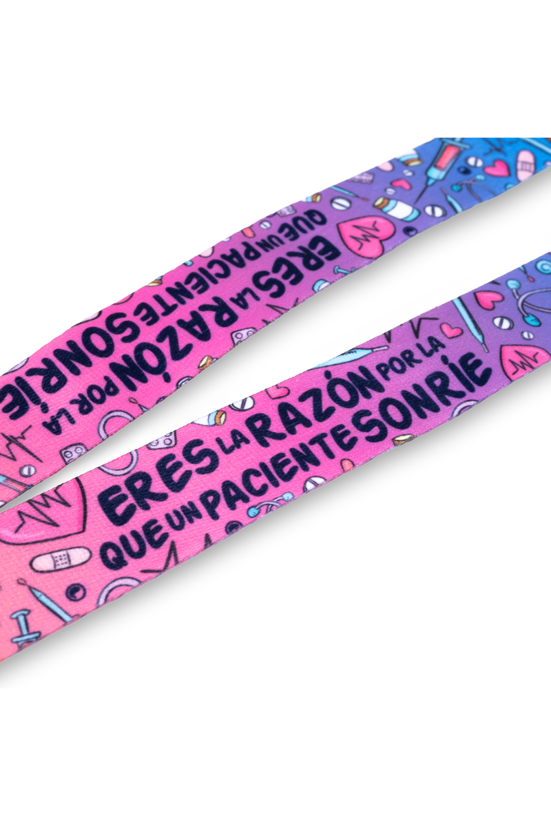 Lanyard Enfermanía - Colorful-zoom-