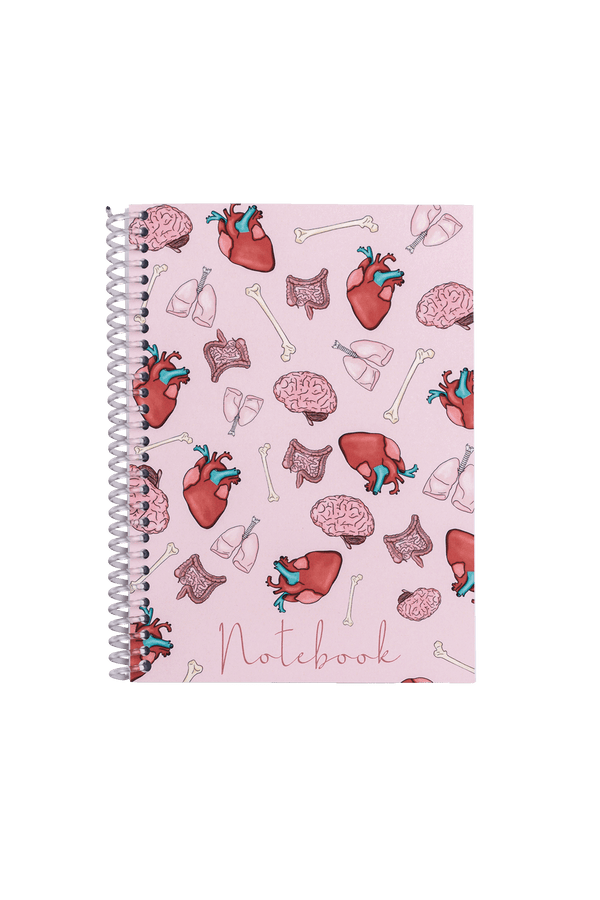 Libreta A6 enfermería - Órganos