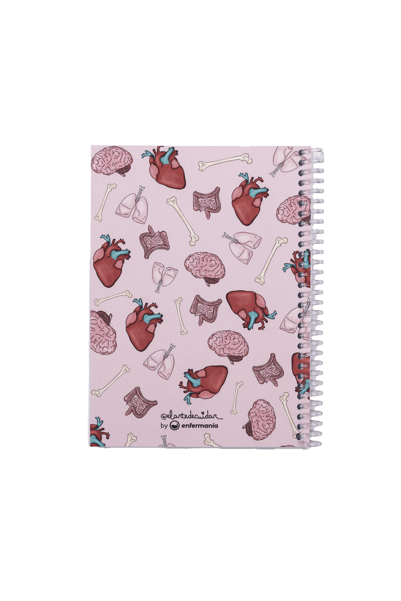 Libreta A6 enfermería - Órganos-zoom-