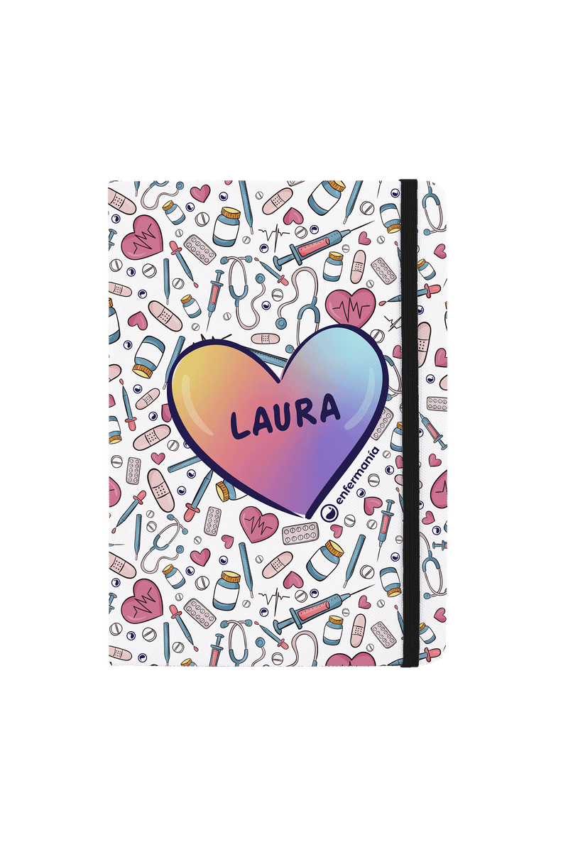 Libreta A5 con goma negra – Colorful Collection-zoom-