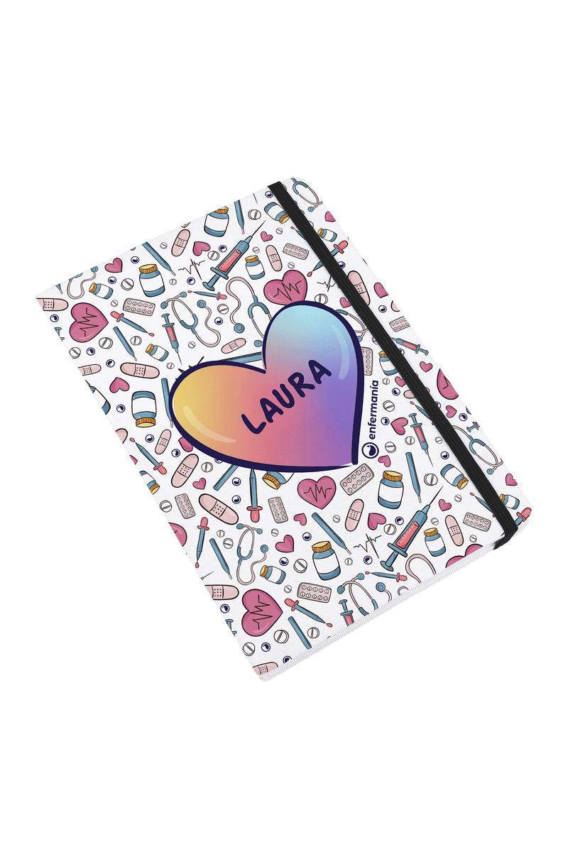 Libreta A5 con goma negra – Colorful Collection-zoom-